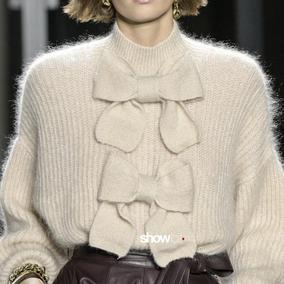 Zimmermann Sweaters - Zimmermann Resistance Batwing Bow Sweater